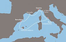 Karte Costa Diadema